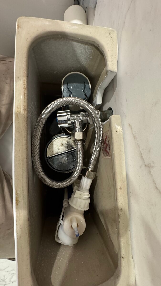 After — new brass mini tap and hose